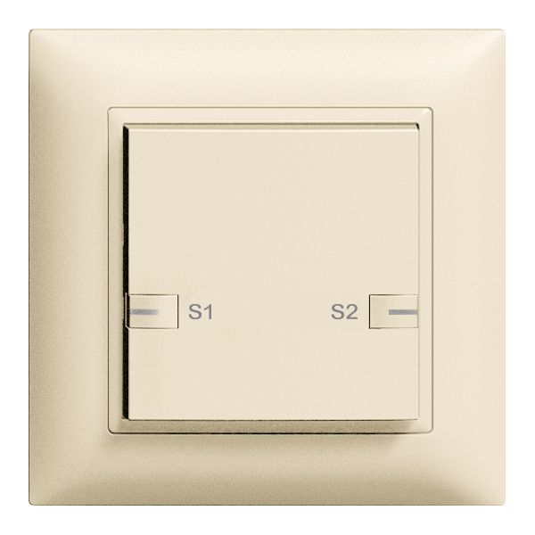 Kit frontale scena 1c/1t ZEP 88×88mm crema