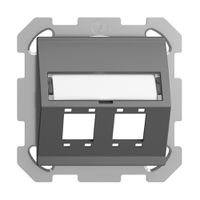 Kit montaggio INC EDIZIOdue FM uscita obliqua 2×R&M cat.5e/6/LC speciale, grs