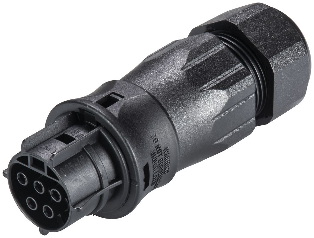 Prise Wieland 1.5…4mm² 5L noir