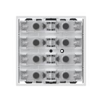 Poussoir KNX KAL p.8×touches 8×points actionnables LED blanc