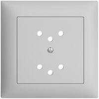 Frontset EDIZIOdue hellgrau 88×88mm 2×T12