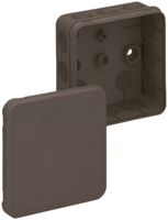 Scatola di derivazione AP 2K-12, 85×85×37mm, marrone, IP55