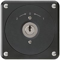 UP-Schlüsselschwenktaster robusto schwarz ohne Deckel Wechsler für Kombination