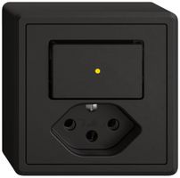 Combinazione AP EDIZIO.liv SNAPFIX® S6L+T13 illuminazione frontale gi ne