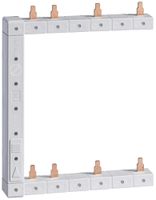 Kammschiene Hager 4P 3L Stift 10mm² 63A rechts L1N-L2N-L3N zu L1N-L2N-L3N ws