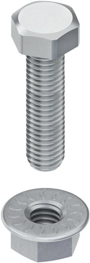 Vite a testa esagon. M10×25mm galvanizzato