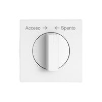 Montageset EDIZIO.liv SNAPFIX® f.Schwenktaster m.Griff Acceso → ← Spento ws