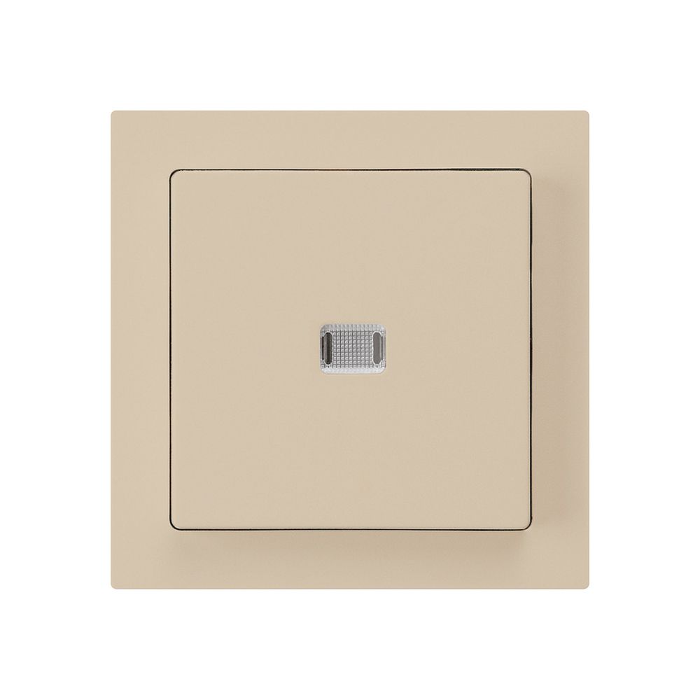 UP-Leuchtschalter kallysto 3/1L beige