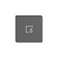 Taste 1/4 EDIZIO.liv Wiser mit SNAPFIX® mit Symbol Szene 3 dgu