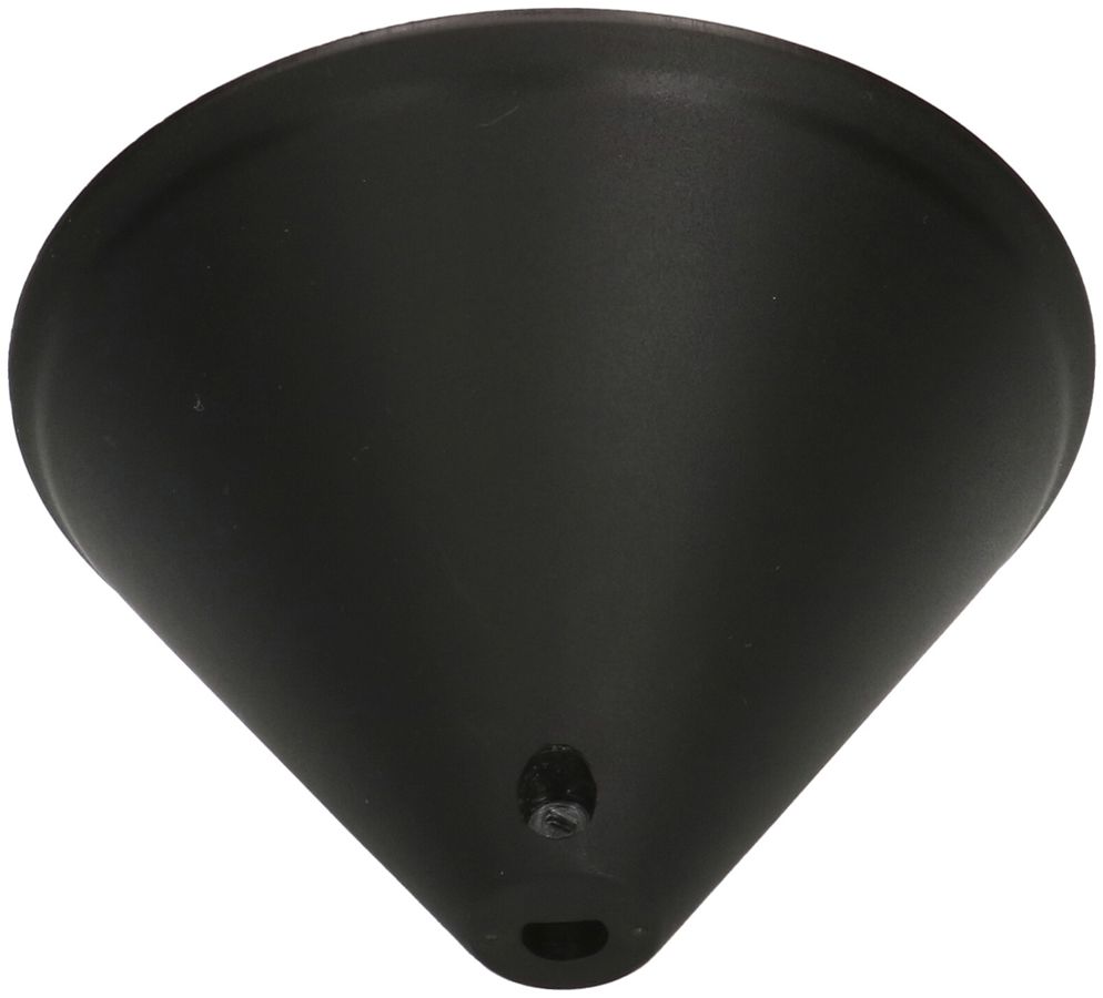 Baldachin MAX HAURI 110×70mm für Kabel Ø7mm schwarz