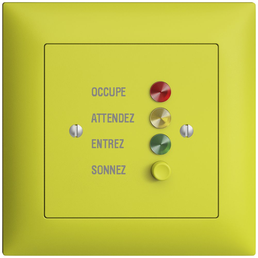 Station de porte ENC EDIZIOdue pour signaux d'appel, lemon