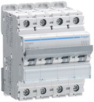 Leitungsschutzschalter Hager MCB 4P 415V Typ C 20A Icn 10kA Icu 15 kA 4TE
