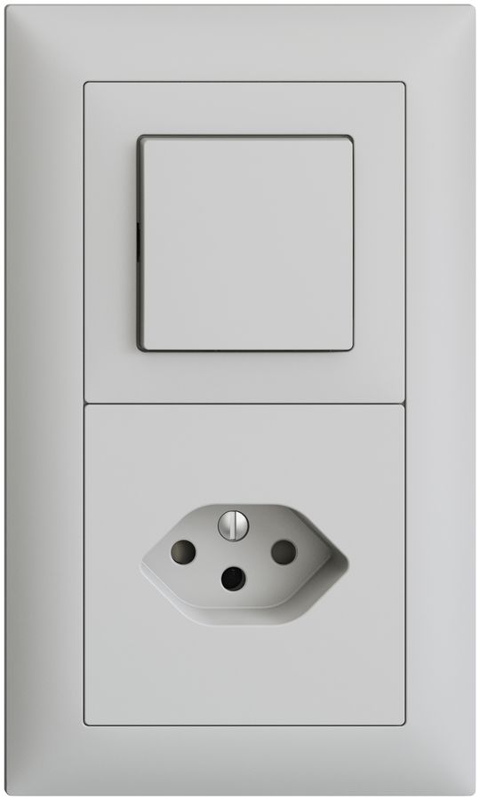 UP-Kombination EDIZIOdue 3/1P+T13 hellgrau