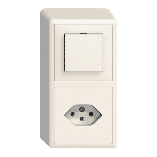 Combinaison AP EDIZIOdue 3/1P+T13 blanc