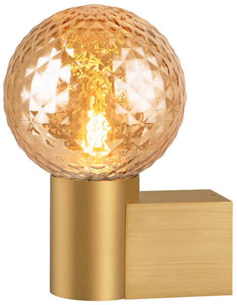 Wandleuchte SLV VARYT E14 1×6W IP44 DIM 119×60×80mm Messing