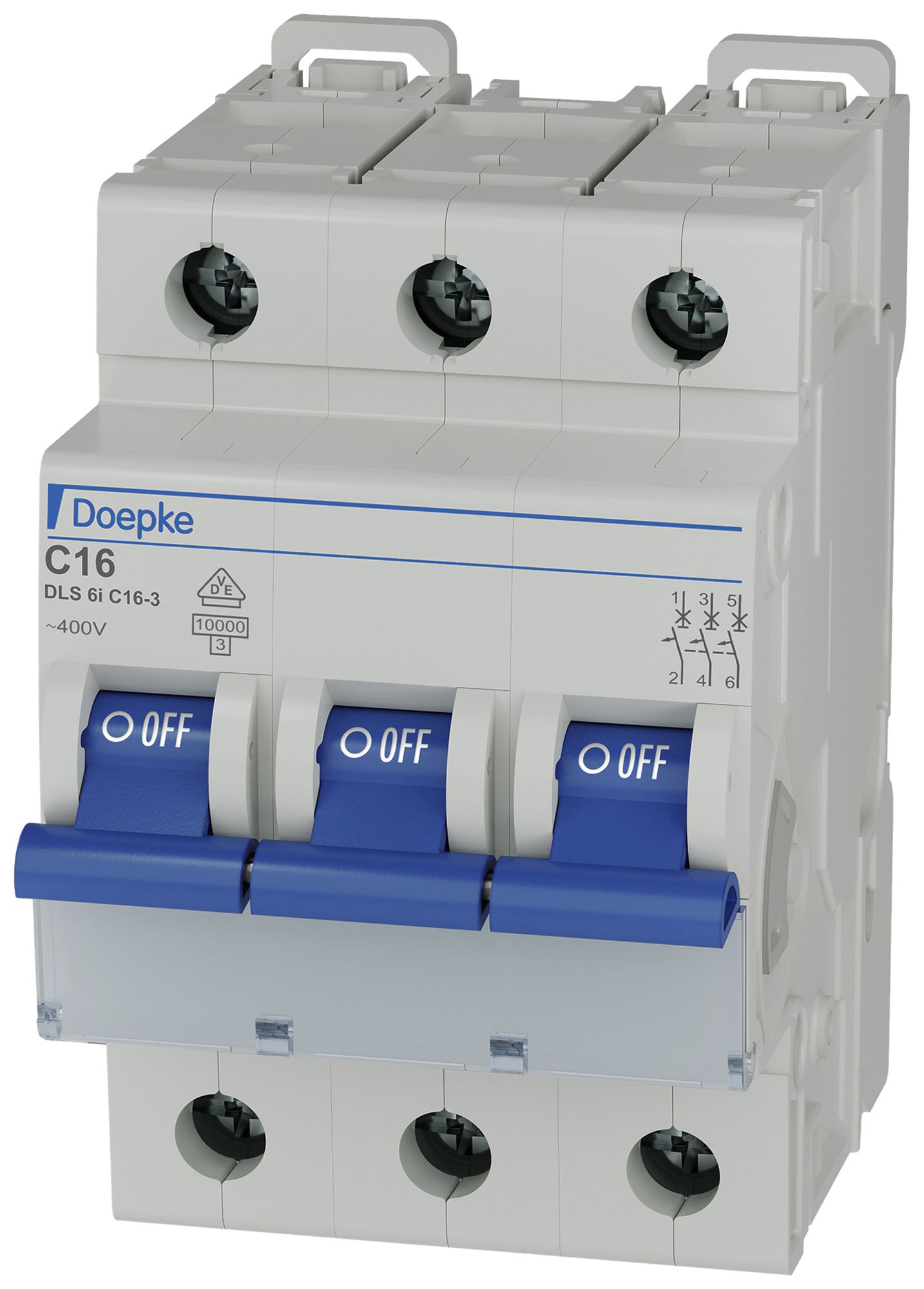 Disgiuntore Doepke DLS 6i 3L 400V C 16A 10kA