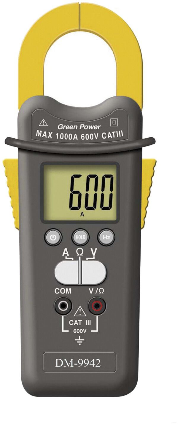 Hybrid-Zangenmultimeter DM9942 funktioniert ohne Batterien