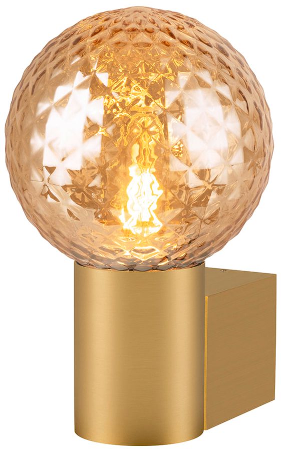 Wandleuchte SLV VARYT E14 1×6W IP44 DIM 119×60×80mm Messing