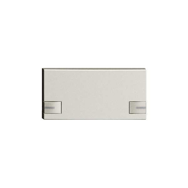Touche 1/2 KNX/électron.a.LED EDIZIOdue 2× commande simple, gris clair