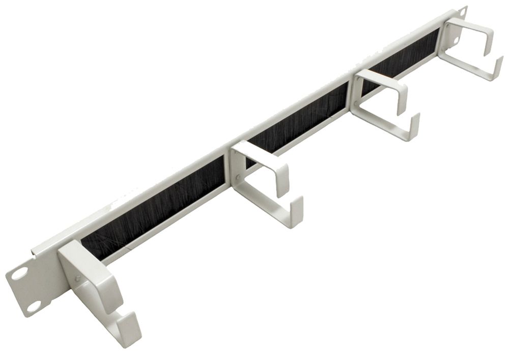 Kabelführungsbügel ROLINE 60×510×100mm Metall 1HE Bürstenleiste grau