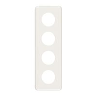 Placca di copertura 4×1 4×43mm bianco