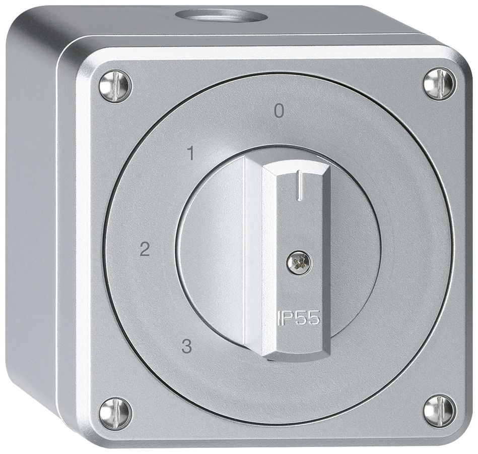 AP-Drehschalter robusto IP55 Schema 5/1P aluminium