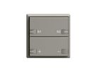 UP-Taster ZEP Universaldimmer Szene 1K/2T mit LED EDIZIOdue dunkelgrau