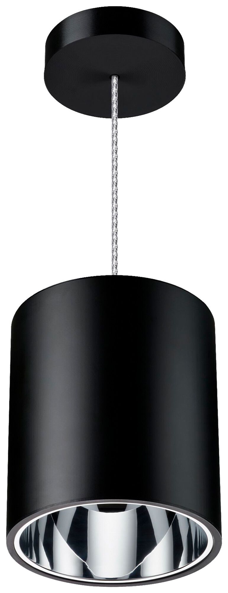 Luminaire suspendu LED Philips LuxSpace 10.8W 2000lm 4000K Ø200×230 noir