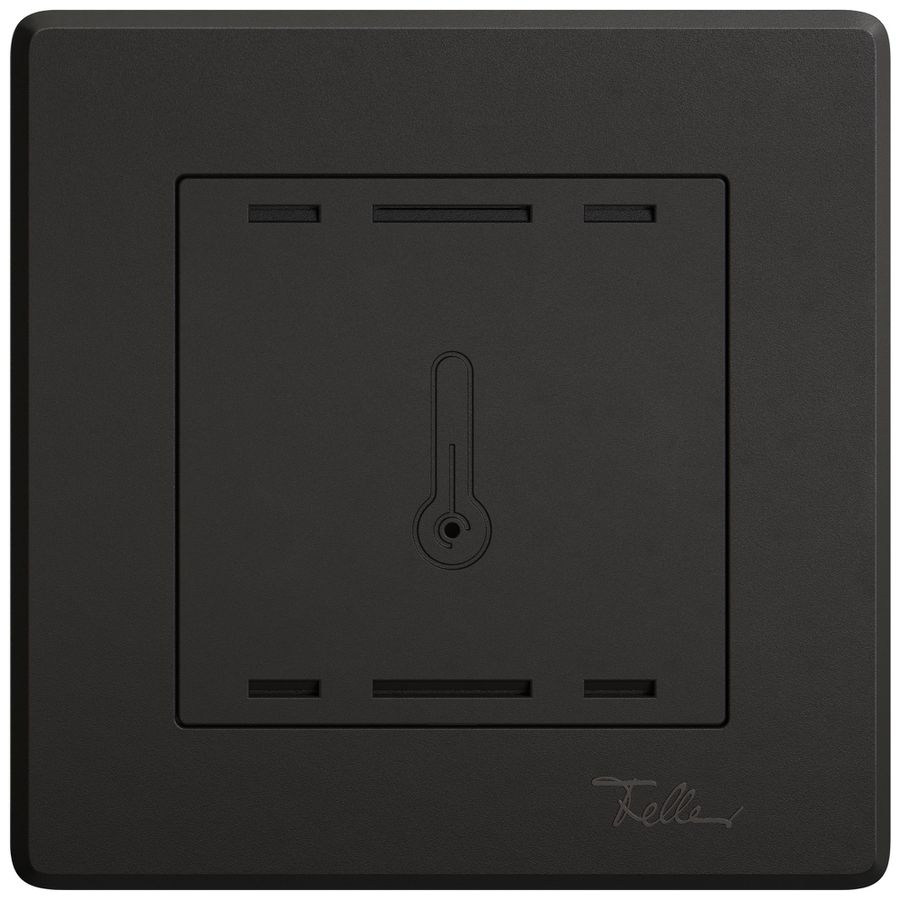 Commande p.capteur de température ENC EDIZIO.liv Wiser SNAPFIX® 96×96mm no