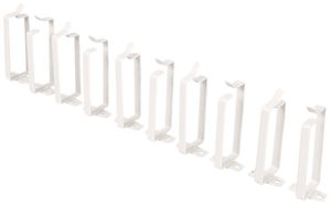 Kabelführung ROLINE 45×44×100mm Metall grau 10Stk