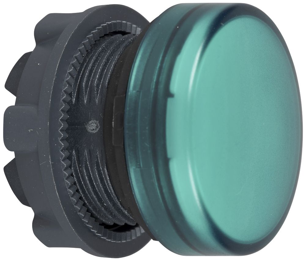 Tête Schneider Electric pour lampe témoin LED vert