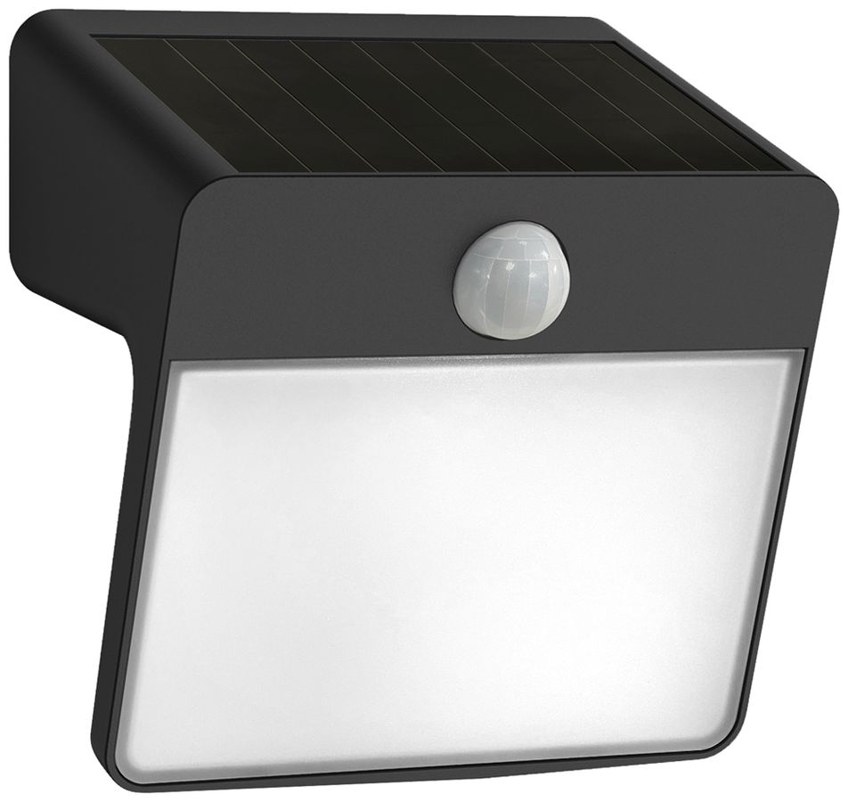 Applique LED Philips Yarixa Solar IR SEN 2.2W 250lm 827 IP44 nero