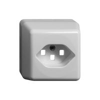 Capot AP FH pour 1×T23 blanc