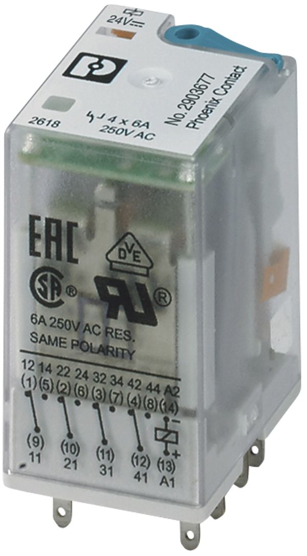 Relais industriel Phoenix Contact REL-IR4/LDP- 24DC/4X21
