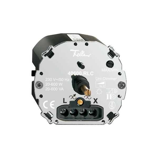 Inserto regolatore FH 20…600W universale, illumin.LED giallo