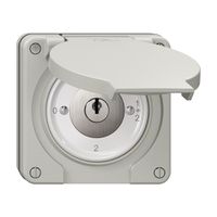 Interrupteur rotatif NUP NEVO, 1/1 L, avec serrure&2 clés, KS, 0-1-1+2-2, grc