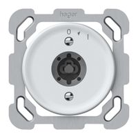 UP-Schwenktaster origin ohne Zylinder 1P 0<1 10A 230V 77×77mm weiss