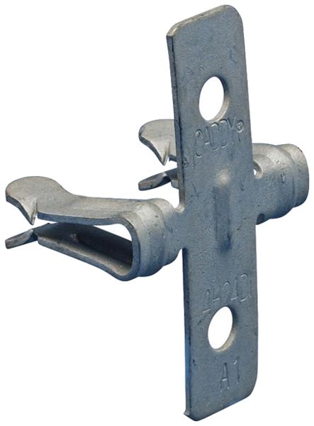 Flanschträger Caddy 2 Loch Ø5mm Flansch 3…6mm, Federstahl ARMOUR