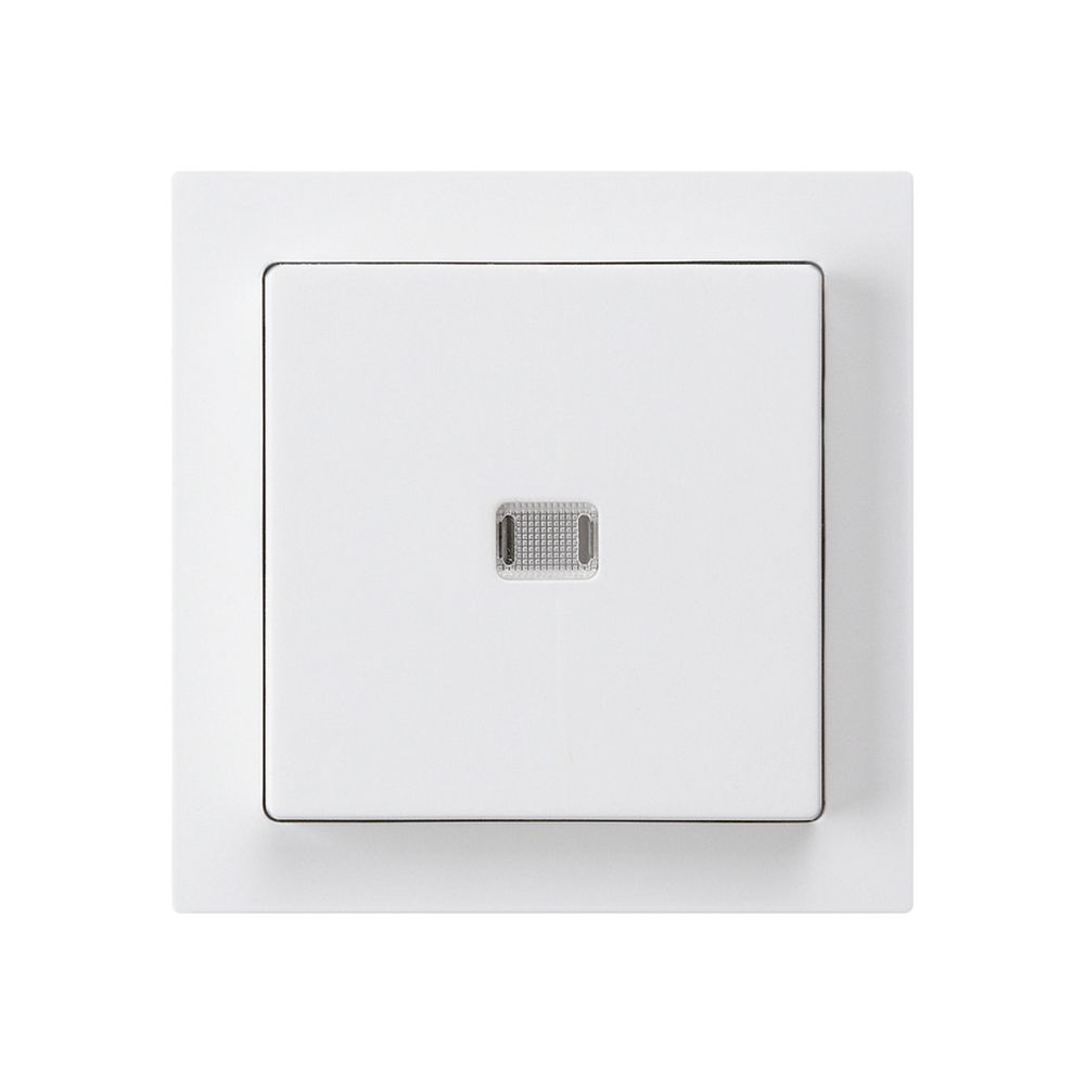 UP-Leuchtdruckschalter kallysto 6/1L weiss