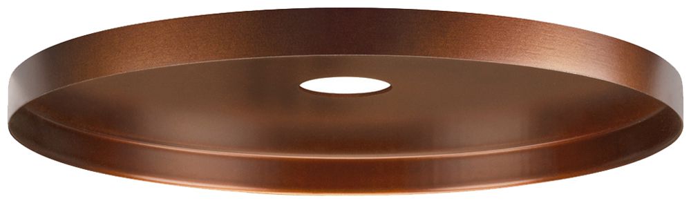Abat-jour SLV LALU PLATE acier Ø220×15mm bronze à teinte unie