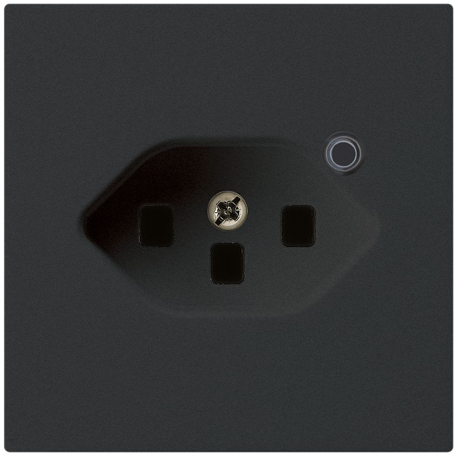 Presa Hager kallysto 1×T23 illuminato A nero