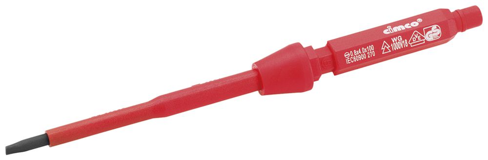 Wechselklinge CIMCO VDE 1000V Schlitz 0.8×4×100mm