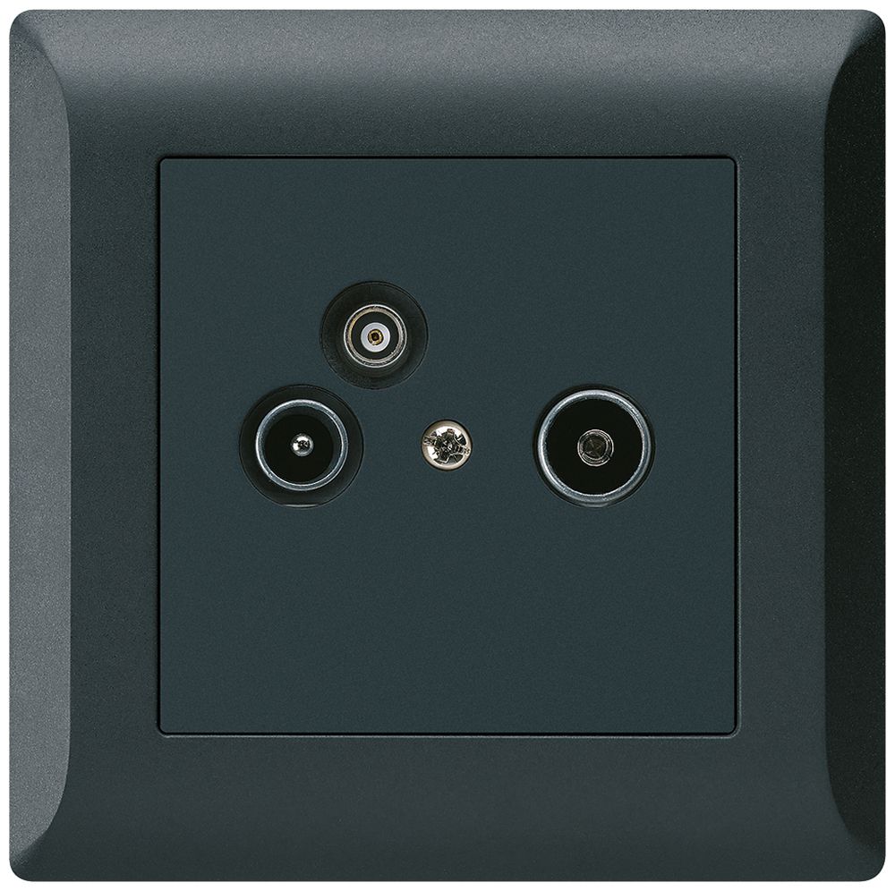 UP-Antennendose R/TV-Daten kallysto.line 2GHz 11db schwarz