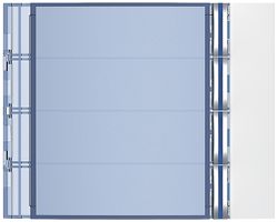 Frontale con 4 tasti per modulo di chiamata 4 tasti Sfera bianco