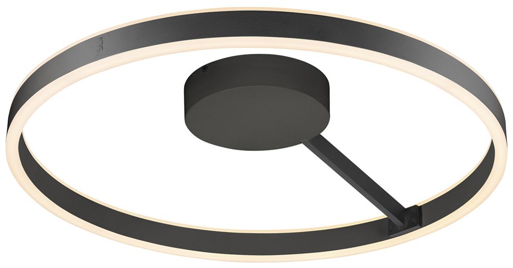 Plafoniera/applique LED SLV ONE 60 CW 23W 550lm 927/930 DALI Ø600 nero