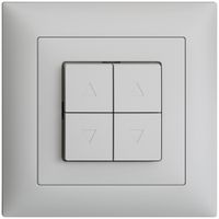 Interrupteur pour stores ENC EDIZIOdue FMI gris clair 2 canaux