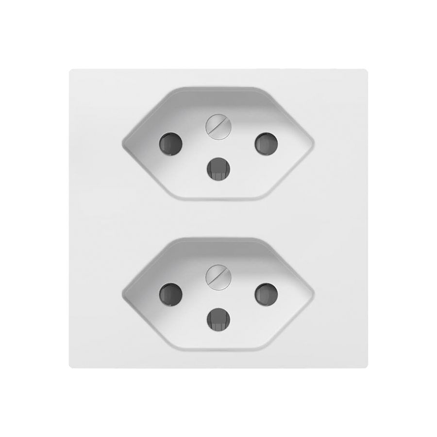 Presa Sidus E 2×T13 bianco