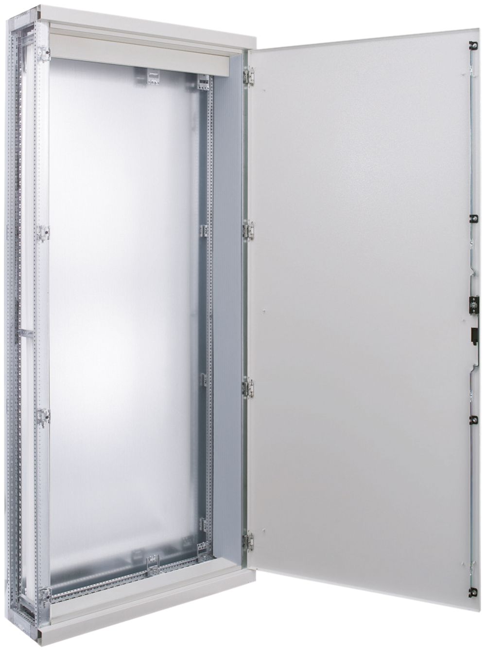 Schaltschrank Hager weber.mes C mit Blech-Türe 850×2000×350mm hellgrau