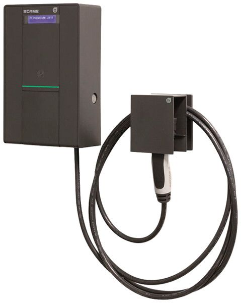 Wandladestation Scame PRO 22kW 32A 3L Mode 3 1×T2 5m IP55 IK08