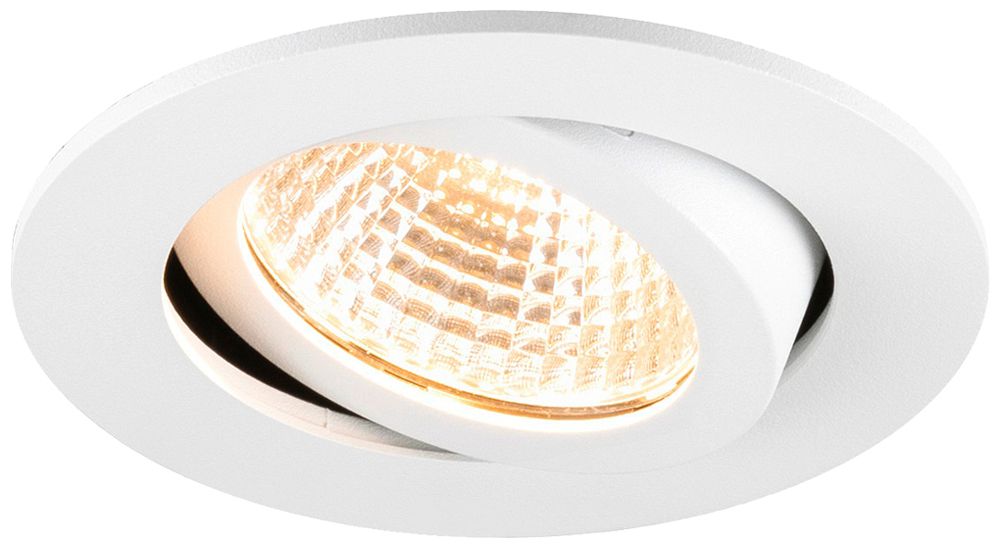 Spot LED INC SLV NEW TRIA 68 8W 927 IP23 38° VAR Ø82mm blanc